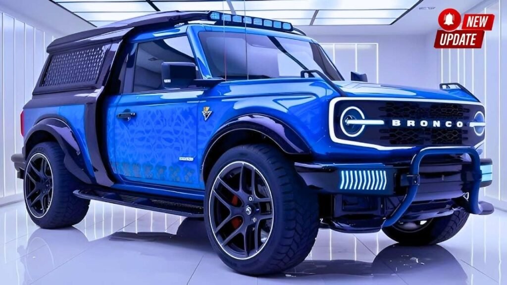 2025 Ford Bronco Pickup Unveiled High Power Gasoline Truck Built for Extreme Off Road Thrills